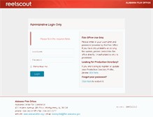 Tablet Screenshot of al.reel-scout.com