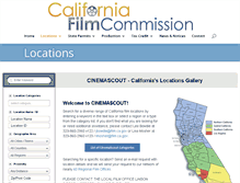 Tablet Screenshot of ca.reel-scout.com