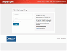 Tablet Screenshot of ct.reel-scout.com
